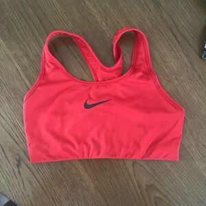 Red Nike Sports Bra Medium